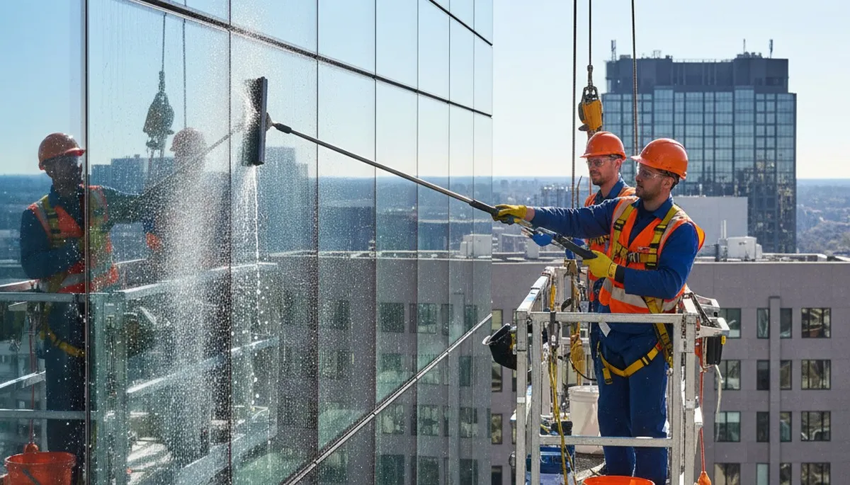 Window cleaning service for Knoxville, TN home with streak-free glass by FX Remodeling & Exteriors